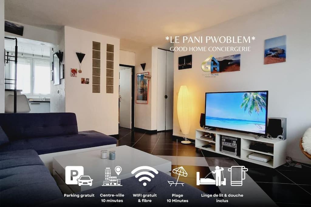 *Le Pani Pwoblem* Plage & Centre 敦刻尔克 外观 照片